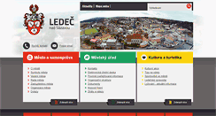 Desktop Screenshot of ledecns.cz