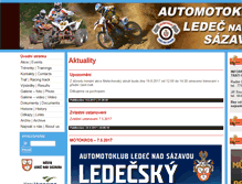 Tablet Screenshot of amk.ledecns.cz